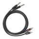 thumbnail image 5 of JORINDO Cable dual de 6,35 mm macho a doble RCA macho Cable de conexión del distribuidor de audio, 5 of 8