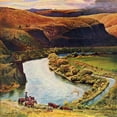 thumbnail image 2 of "Yakima River" Painting Print on Wrapped Canvas, 2 of 7