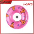thumbnail image 2 of 1~5PCS Kids Mini Donuts Swim Ring Bath Toy Summer Fun Swimming Pool Accessory Float Ring Toys For Rubber Ducks Doll Inflatable Style G 2pcs, 2 of 6
