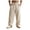 Beige, variant on GEWSEY Men's Casual Linen Pants Loose Fit Drawstring Waist Lightweight Linen Trousers Summer Yoga Beach Long Pants (Black, 3XL)