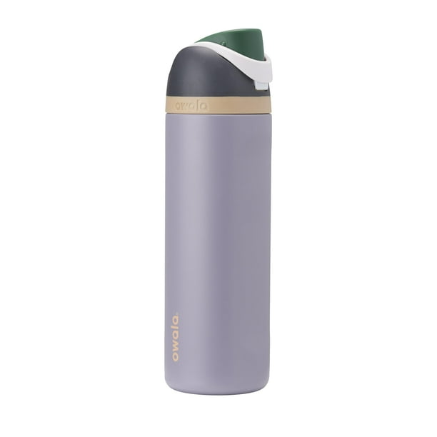 Botella de agua Owala FreeSip de 710 ml con aislamiento, gris
