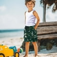 thumbnail image 5 of POLERO Pockets Boys High Comfort Beach Shorts for Summer Outdoor Daily, Lightweight Bed Sheet Beach Pants, Music Note Pattern, 5 of 10