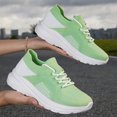 thumbnail image 5 of gzxflxpge Comfort Orthopedic Shoes for Women Fashion Non sllip Arch Support Walking Tennis Shoes Lightweight Breathable Lace-up Sneakers Green 8（CN-40）, 5 of 7