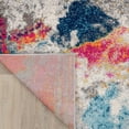 thumbnail image 4 of World Rug Gallery Abstract Contemporary Multi 6'6" Round Rug, 4 of 7