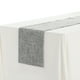thumbnail image 1 of REGALWOVEN 1 Paquete de Caminos de Mesa de Color Sólido Lino Largo Gris 12"x83", 1 of 5