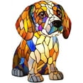 thumbnail image 2 of Wanfds 3D Dog Animal Lamp, Retro Stained Animal Night Light Lamp, Vintage Animals Table Lamp, Bohemian Resin Animal Lamps for Bedroom Living Room Dining Room Nursery Office Home Decoration(G), 2 of 2