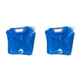 thumbnail image 2 of Advancent Bolsa de agua Suministro de contenedor plegable Bolsa de almacenamiento de despensa para acampar Hogares Cubo de viaje Bebida Deportes Azul, 5L 2Conjunto, 2 of 6