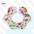 thumbnail image 3 of Bingfone Dog Doing Yoga Soft Bibs For Baby Boy Girl 360 Rotate Petal Absorbent Bibs Washable For Drooling Teething, 3 of 9