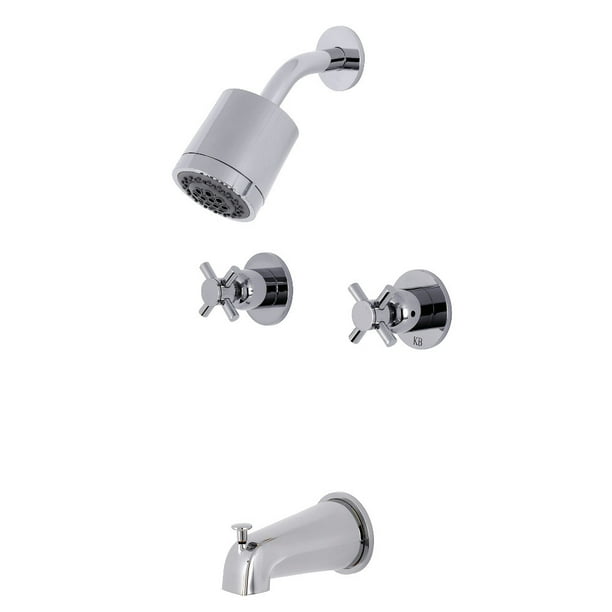 Kingston Brass Concord KBX8141DX 2Handle Tub and Shower Faucet