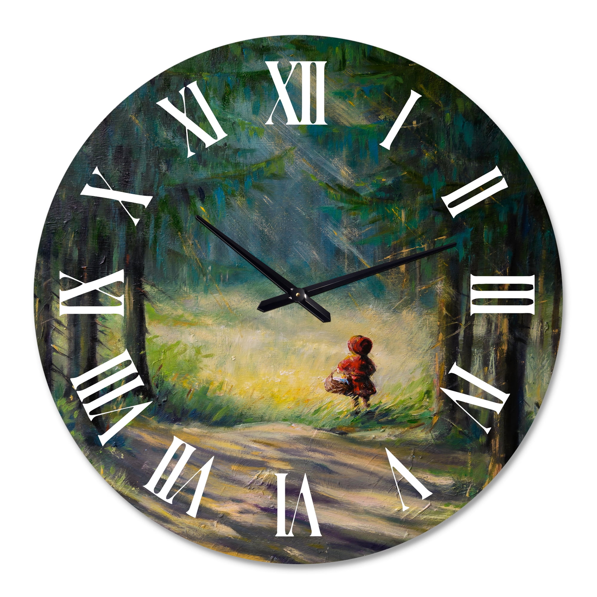 Designart 1" Quartz Traditional Wall Clock