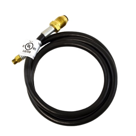 Mr. Heater 5 Feet Propane Hose Assembly - Excess Flow So ft Nose POL x 1/4in Inverted Male Flare