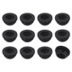 thumbnail image 1 of 12Pcs Tapones de goma, Diámetro de montaje 12mm ID 9mm Tapón de agujero de firewall, Tapón de cubierta de agujero anti-rayones para cableado de caja eléctrica, Negro, 1 of 7