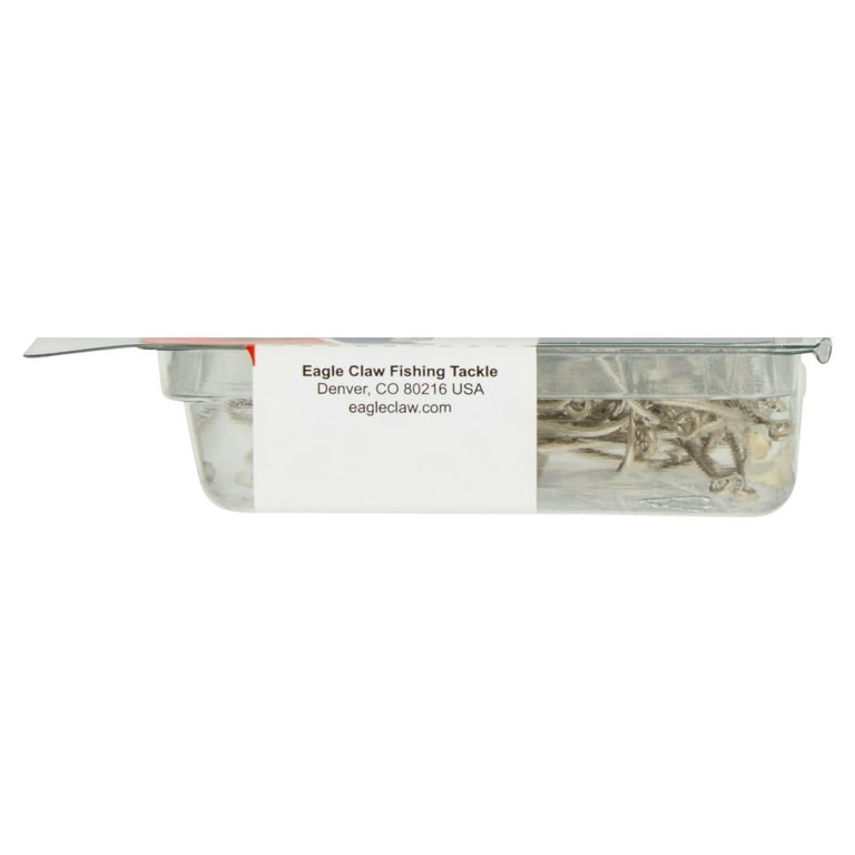 Eagle Claw Size 1 Fish Hooks 50 Count - Sharp Steel Fishing Hooks for  Freshwater & Saltwater - Walmart.com