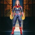 thumbnail image 4 of Figura de anime de superhéroes de Marvel de 15 cm, figura de acción de Capitán Marvel SHF, estatua de PVC, modelo de muñecas, adornos coleccionables, juguetes de regalo, 4 of 5