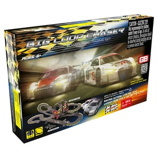 Fast & Furious: Ultimate Speed Raceway Slot Car Set- Officially Licensed,  71.7 x 36.6 Racetrack Layout, Two 1:43 Replica Cars, Two Player Race  Controllers, Ages 3+ 
