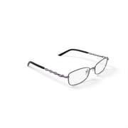 Walmart Womens 0413-09 Rectangular Prescription Eyeglasses with Case, Purple