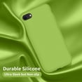 thumbnail image 4 of Designed for iPhone SE Case 2022/2020, Designed for iPhone 7 8 Case, Silicone Ultra Slim Shockproof Phone Case with [Soft Microfiber Lining], 4.7 inch, Sprout Green, 4 of 14