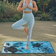 thumbnail image 3 of Uorisanigo Car Seat Towel Cover Starfish Sea Turtle Front Car Seat Covers Sweat-Absorbent Post Workout Sweat Washable Cover Universal Size Fit for Most Cars SUVs Trucks Vans, 3 of 8