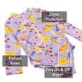 thumbnail image 4 of JAN & JUL Baby Girl One Piece Quick-dry Swim-suit (12-18m, Tropical Bloom), 4 of 6