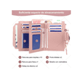 thumbnail image 3 of Botón A Presión Cartera Xtellar rosa Acolchada Antimagnético, 3 of 4