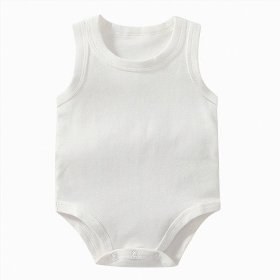 Baby Onesies Boy Baby Boy Girls Sleeveless Bodysuits Ultra Soft Tank Pajamas Infant Unisex Sleepwear