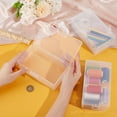 thumbnail image 3 of 4Pcs Rectangle Plastic Container Box 6.3x3.5x2.4Inch Small Clear Storage Organizer with Lids for Beads Jewelry Small Craft Accessories Office Supplies DIY Clear, 3 of 6