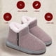 thumbnail image 3 of Botas Tobillo Tipo Zapatilla Casa para Mujeres Y Hombres Con Forro Piel Felpa Cálidas Difusas Interiores, 3 of 9