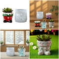 thumbnail image 2 of Reusable Silicone Christmas Boot Mould for Craft Cement Resin Casting Textured Planter Holder, 2 of 8