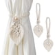 thumbnail image 1 of Conjunto de 2 alzapaños de cortina Boho, hojas de algodón Curtai macramé, 1 of 5