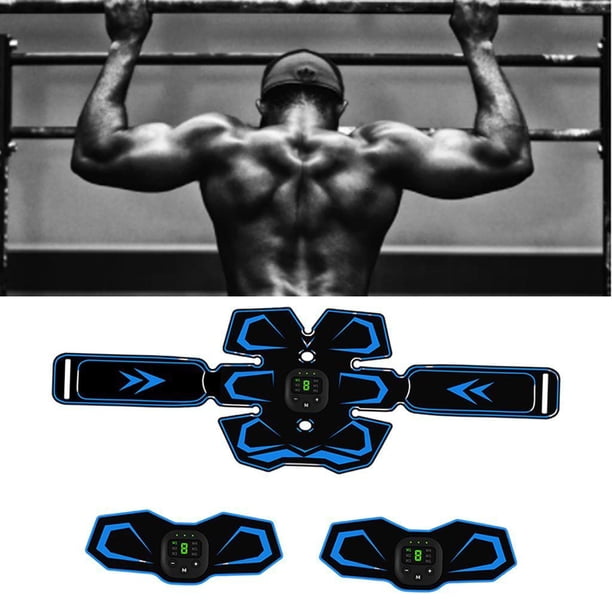 Cinturón estimulador de abdominales Tónico muscular Tonificación abdominal Hombres Mujeres Entrenamiento Equipo de entrenamiento físico para abdomen / Macarena Estimulador de abdominales