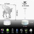 thumbnail image 5 of Unicorn Night Light Girls Birthday Gift, 3D Novelty Unicorn Lamp 16 Colors Remote Control LED Night Lighting Lamp, Kids Girls Room Decor Lightin, 5 of 5