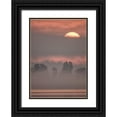 thumbnail image 1 of Hieke, Heinz 24x32 Black Ornate Wood Framed with Double Matting Museum Art Print Titled - Sun III, 1 of 4