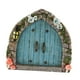 thumbnail image 2 of Decoración al aire libre de hadas de jardín de madera, decoración decorativa de árboles 2d, puerta de casa pequeña para interiores, 2 of 8