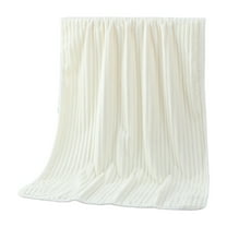 TACILIP Shower Towels, Thickened Super Absorbent Solid Color Fleece Bath Towel Large Striped Fleece Bath Towel Precision Lock Side with Hanging Ears Size 55.1x27.5 Inches, Housewarming Gifts