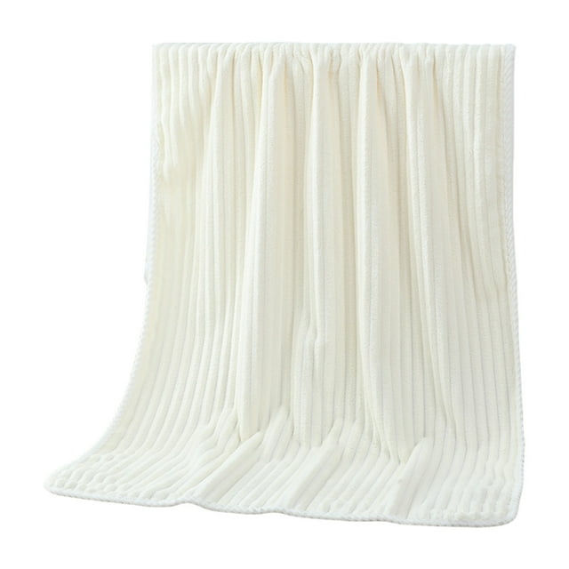 Super Absorbent Fleece Bath Towel Large 27.5x55.1 Inch Bath Sheet Thickened Plush Towel for Bathroom Shower Spa Quick-Dry Hanging Loop Solid Color for Home Gym Pool