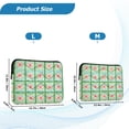 thumbnail image 4 of FORMRS 15"-15.6" Laptop Sleeve Protective Case Soft Carrying Quilted Computer Bag Cover, Green Blossom Mosaic, 4 of 7