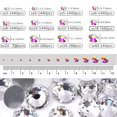 thumbnail image 3 of Flat Back Nail Crystals, Glass Crystal Rhinestones for Craft Nails Dance Costumes, 3 of 5