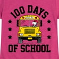 thumbnail image 3 of Peanuts - Snoopy One Hundred Days Of School - Toddler & Youth Girls Short Sleeve Graphic T-Shirt, 3 of 6