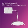 thumbnail image 3 of Philips Lighting LED Master Slim Recessed Ceiling Light - Dimmable, Wet Rated - 12 Pack, 6 Inch, 3 of 7