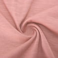 thumbnail image 7 of Itsame Summer Loose T-Shirt for Womens Solid Color Short Sleeved Tops New Solid Color Round Neck Blouses Pink Size M, 7 of 7