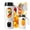 White, variant on Portable Juicer Cup 20 fl oz,USB Rechargeable Blender with Digital Display, 12 Blade Extractor for Smoothies Shakes, Dual Lid Design