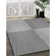 thumbnail image 2 of Ahgly Company Indoor Rectangle Patterned Gray Cloud Gray Area Rugs, 8' x 12', 2 of 6
