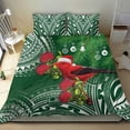 thumbnail image 4 of Navidad Hawaii con I'iwi Pájaro Juego de cama Aloha Mele Kalikimaka - Arte Verde, 4 of 6