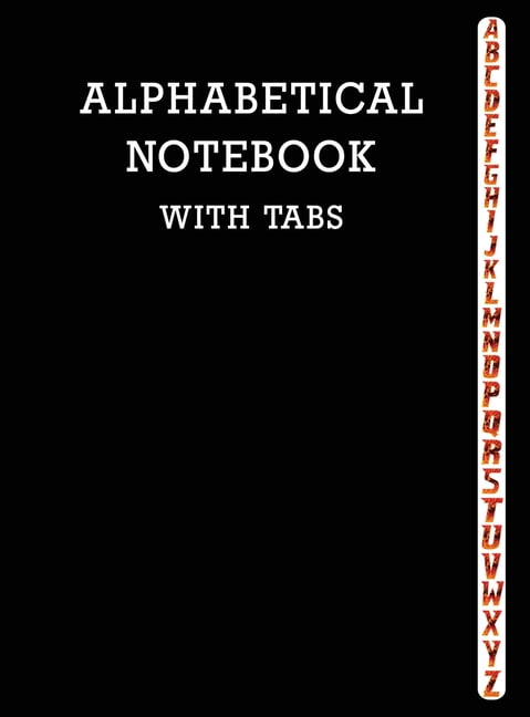 Alphabetic Password Book Alphabetical Notebook with Tabs Flower Cover Design Lined-Journal Organizer with A-Z Index Tabs Printed