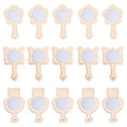 thumbnail image 1 of 15pcs Wooden Mini Mirrors DIY Painting Mirrors DIY Mirrors (Random Style), 1 of 7