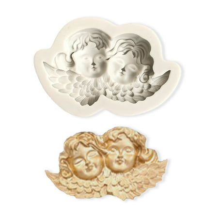 

CHAOMA Chocolate Mold Angel Shape Chocolate Candy Moulds Baking Gadgets Non-stick Silicone Material 8 Styles for Kitchen Baking