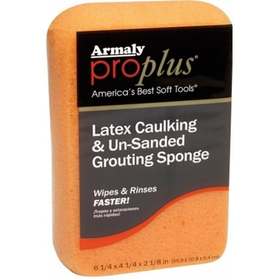 Armaly Brands 00602-6 ProPlus Latex Caulking & Un-Sanded Grouting Sponge 6.25in. x 4.25in. x 2.13in.