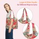 thumbnail image 3 of Bolsas de supermercado reutilizables Bolsas de supermercado plegables Bolsas de supermercado lindas resistentes al desgarro e impermeables, 3 of 5