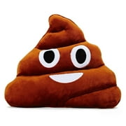 Emoticon Plush Pillow - Poop Emoji
