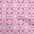 thumbnail image 1 of oneOone Viscose Jersey Fuschia Pink Fabric Asian Shibori Craft Projects Decor Fabric Printed By The Yard 60 Inch Wide, 1 of 4